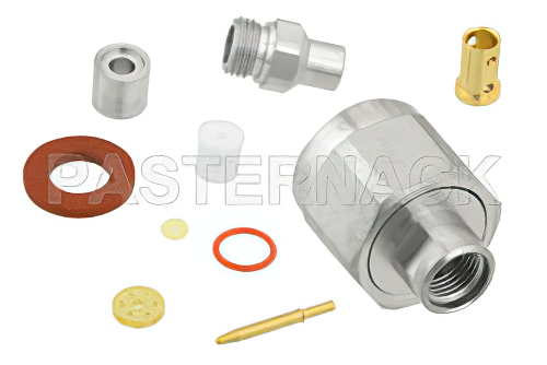 N オス コネクタ、クランプ/はんだ接続、PE-P160LL