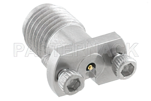 SMA メス コネクタ、クランプ接続、ヴァーティカルランチPCB、交換可能マイクロストリップランチ