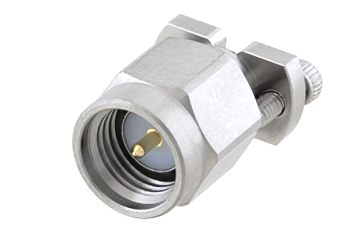 SMA オス コネクタ、クランプ接続、ヴァーティカルランチPCB、交換可能マイクロストリップランチ