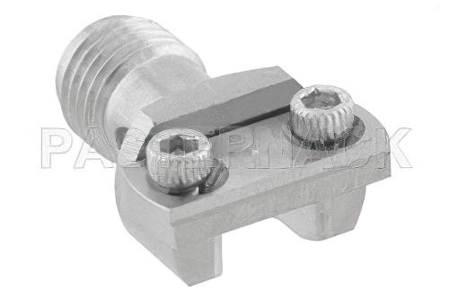 SMA メス コネクタ、クランプ/はんだ(キャプティブ端子)接続、エンドランチPCB、マイクロストリップ/コプラナーランチ, 0.005 インチ