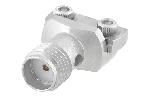 SMA メス コネクタ、クランプ/はんだ(キャプティブ端子)接続、エンドランチPCB、マイクロストリップ/コプラナーランチ, 0.005 インチ