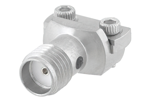 SMA メス コネクタ、クランプ/はんだ(キャプティブ端子)接続、エンドランチPCB、マイクロストリップ/コプラナーランチ, 0.005 インチ