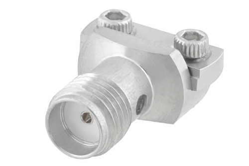 SMA メス コネクタ、クランプ/はんだ(キャプティブ端子)接続、エンドランチPCB、マイクロストリップ/コプラナーランチ, 0.005 インチ