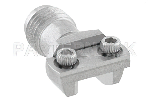 2.4mm メス コネクタ、クランプ/はんだ(キャプティブ端子)接続、エンドランチPCB、マイクロストリップ/コプラナーランチ, 0.012 インチ