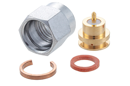 SMA オス コネクタ、はんだ接続、RG405、RG405 錫メッキ