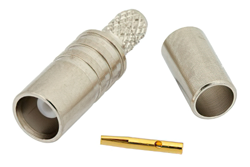 MCX ジャック コネクタ、圧着/はんだ接続、RG174、RG316、RG188、PE-B100、PE-C100、.100インチ、LMR-100