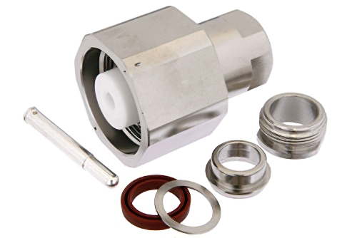 LC オス コネクタ、クランプ/はんだ接続、RG14、RG217