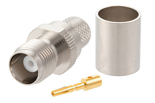 TNC Female Connector Solder Attachment for LMR-400, LMR-400-DB, LMR-400-UF, PE-B400, PE-B405, PE-C400