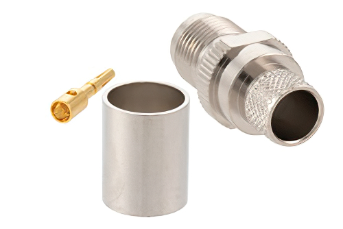 TNC Female Connector Solder Attachment for LMR-400, LMR-400-DB, LMR-400-UF, PE-B400, PE-B405, PE-C400