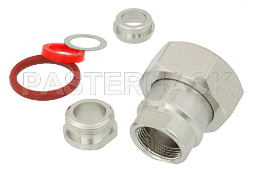 7/16 DIN オス コネクタ、クランプ/はんだ接続、RG393、RG214、RG225、RG215、RG8