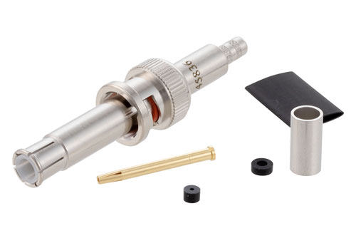 10KV オス コネクタ 圧着/はんだ 接続,  RG58