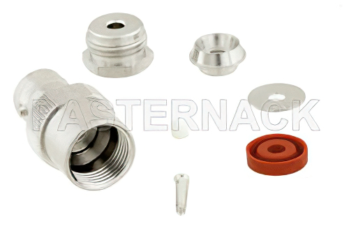 75 Ω BNC メス コネクタ、クランプ/はんだ接続、RG179、RG187