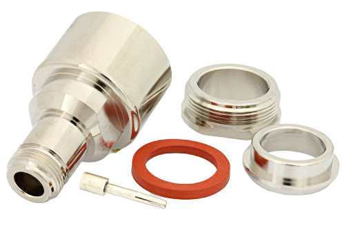 N メス コネクタ、クランプ/はんだ接続、RG17、RG218、RG219