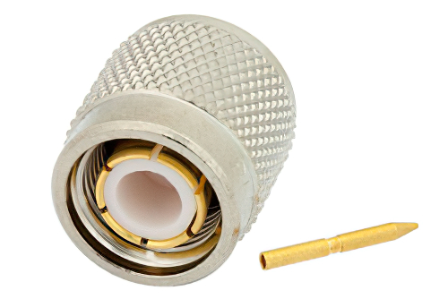 TNC オス コネクタ、はんだ接続、PE-SR402AL、PE-SR402FL、PE-SR402FLJ、PE-SR402TN、RG402、.480インチD穴