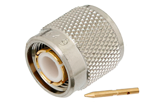 TNC オス コネクタ、はんだ接続、PE-SR405AL、PE-SR405FL、RG405