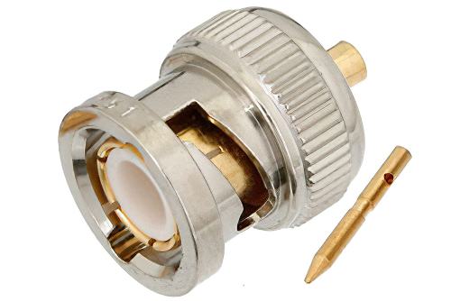 BNC オス コネクタ、はんだ接続、PE-SR405AL、PE-SR405FL、RG405