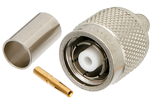 逆極性 TNC オス コネクタ、圧着/はんだ接続、RG59、RG62、RG71