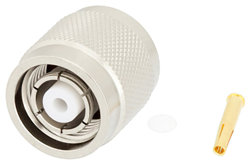 逆極性 TNC オス コネクタ、はんだ接続、PE-SR402AL、PE-SR402FL、RG402