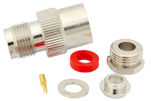 逆極性 TNC メス コネクタ、クランプ/はんだ接続、RG58、RG55、RG141、RG142、RG223、RG400