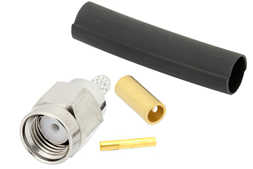 逆極性 SMA オス コネクタ、はんだ接続、RG174、RG316、RG188