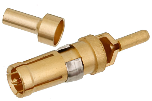 D-Sub レセプタクル 端子、圧着/はんだ接続、RG178、RG196