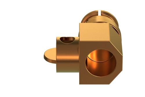 SMP Female Right Angle Engineering Grade Connector Solder Attachment for PE-SR405AL, PE-SR405FL, PE-SR405FLJ, PE-SR405TN, RG405