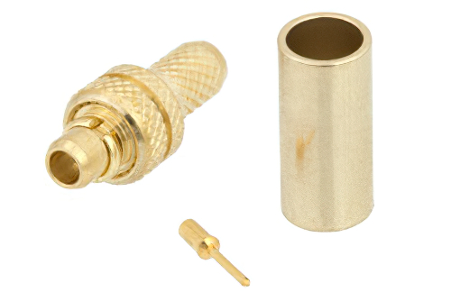 MMCX プラグ コネクタ、圧着/はんだ接続、RG174、RG316、RG188、LMR-100、PE-B100、PE-C100、.100インチ