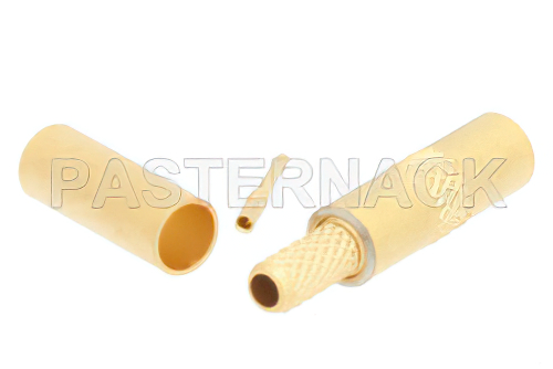 MMCX ジャック コネクタ、圧着/はんだ接続、RG174、RG316、RG188、.100インチ、PE-B100、PE-C100、LMR-100