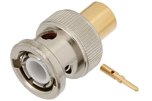 BNC オス コネクタ、はんだ接続、PE-SR401AL、PE-SR401FL、RG401