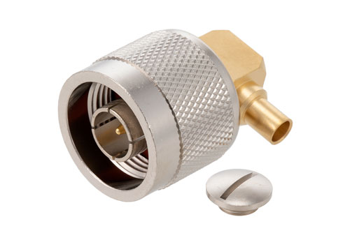 N オス 直角コネクタ、はんだ接続、PE-SR402AL、PE-SR402FL、RG402