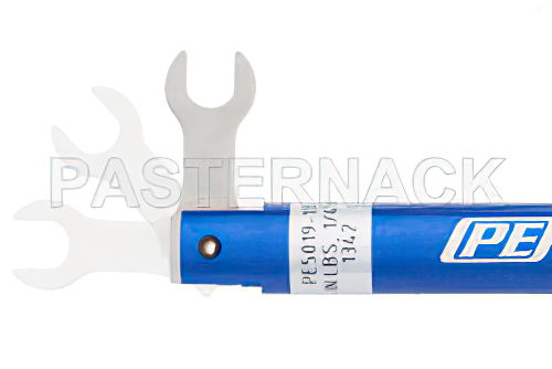 固定ブレイクオーバートルクレンチ、1/4 ビット、SSMA コネクタ プリセット値 5 in-lbs