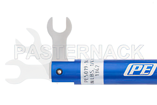 固定ブレイクオーバートルクレンチ、1/4 ビット、SSMA コネクタ プリセット値 8.1 in-lbs