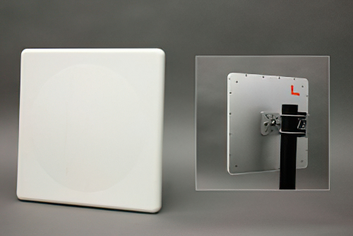 方向性パネル, 306mm sq. X 20mm, ABS UV ラドーム, Nメス, 5725-5850 MHz, 22 dBi