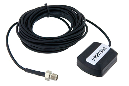 GPS パッシブ アンテナ, RG174|16 フィート, 43X33X14mm SMA メス, 1572.92-1577.92 MHz, 3 dB