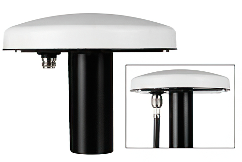 デュアルバンド, 高性能 L1 & L2 GPS パッシブアンテナ, 139X178mm 直径, Nメス, L1: 1530-1580 MHz | L2: 1220-1230 MHz, 6 dBic