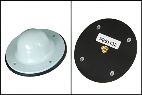ミニドーム アンテナ, グレー ラドーム, 960mm 直径 X 40.29mm, SMAメス, 2350-2500 MHz, 4.2 dBi
