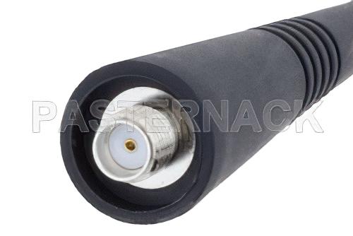 ホイップアンテナ、動作範囲 400 MHz 〜 420 MHz、ティピカル 0 dBi ゲイン、SMA メス 入力コネクタ、IP67 定格