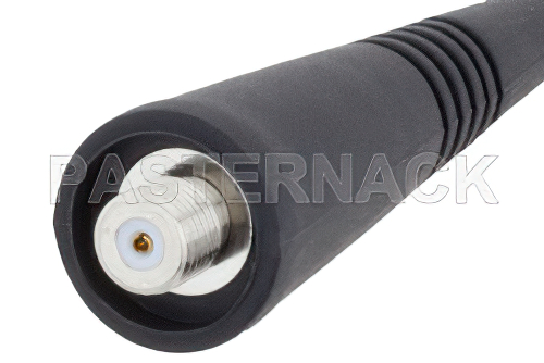 ホイップアンテナ、動作範囲 698 MHz 〜 870 MHz、ティピカル 2 dBi ゲイン、SMA メス 入力コネクタ、IP67 定格