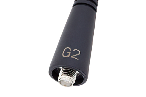 ホイップアンテナ、動作範囲 880 MHz 〜 960 MHz、ティピカル 0 dBi ゲイン、SMA メス 入力コネクタ、IP67 定格