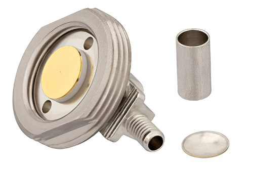 NMOマウントコネクタ、圧着/はんだ接続、RG58、LMR-195