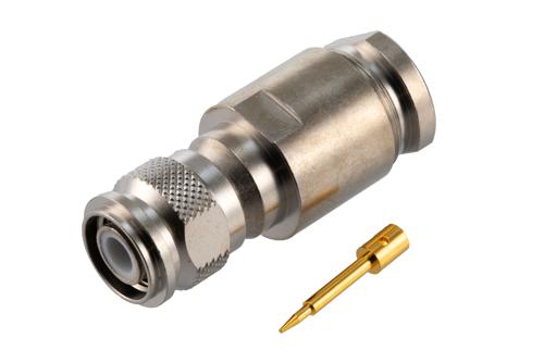 TNC Male Connector Clamp/Solder Attachment for RG214, RG55, RG223, RG400