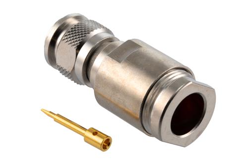 TNC Male Connector Clamp/Solder Attachment for RG214, RG55, RG223, RG400