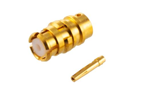 SMP Female Connector Solder Attachment for PE-DR405AL, PE-SR405FL, PE-SR405FLJ, RG405, RG405 Tinned
