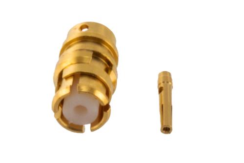 SMP Female Connector Solder Attachment for PE-DR405AL, PE-SR405FL, PE-SR405FLJ, RG405, RG405 Tinned