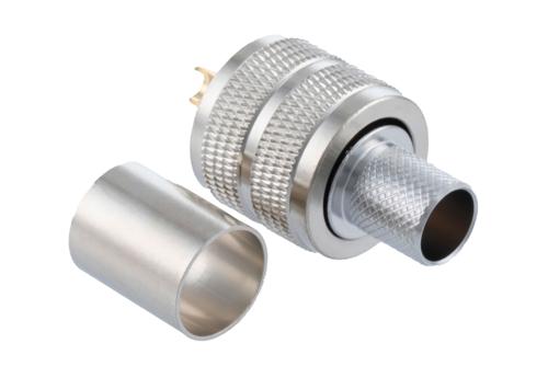 UHF オス コネクタ 圧着/はんだ接続, RG214, RG9, RG225, RG393