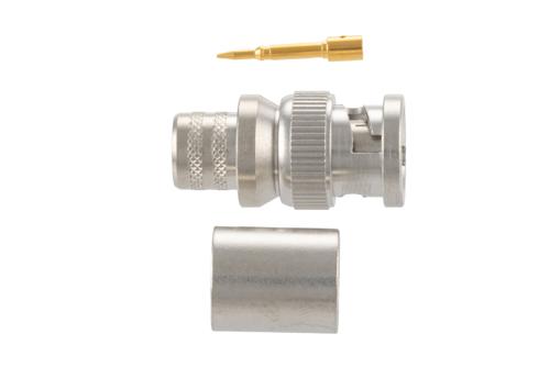 BNC Male Connector Crimp/Solder Attachment for PE-C400, LMR-400, LMR-400-DB, LMR-400-UF-FR, LMR-400-FR, LMR-LW400, LMR-400
