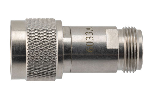 2 W Feed-Thru ロード 最大 1 GHz, N-型 オス ～ N-型 メス 真鍮本体,