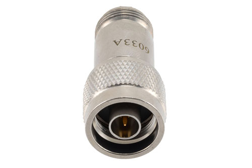 2 W Feed-Thru ロード 最大 1 GHz, N-型 オス ～ N-型 メス 真鍮本体,