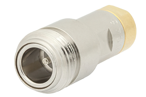 0.5 W RF ロード最大 1,000 MHz、75 Ω、N メス、ニッケルメッキ真鍮