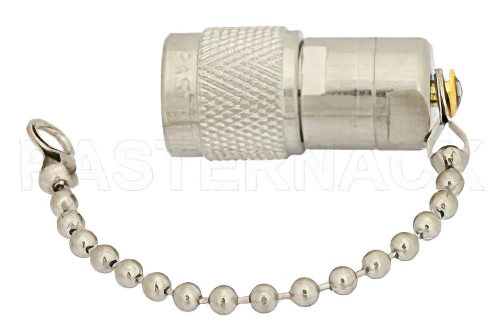 0.5 W RF ロード鎖付最大 1,000 MHz、93 Ω、TNC オス、ニッケルメッキ真鍮